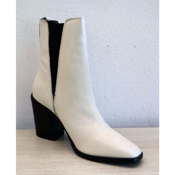 Marc Fisher LTD MLKRISTIE-150 Women Sz 9.5M Ivory Kristie High Heel Booties - Picture 4 of 12